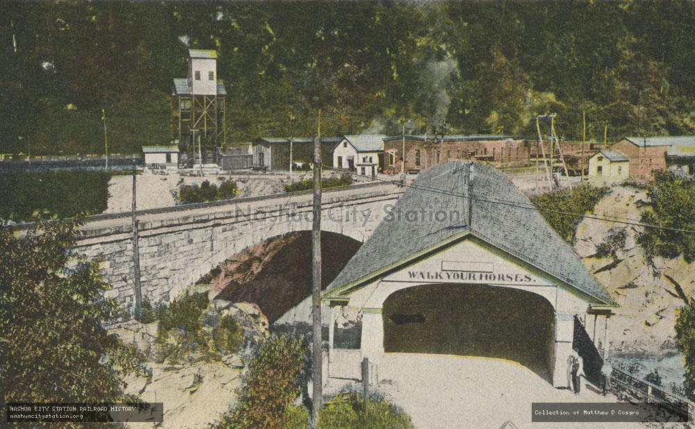 Postcard: Toll Bridge, Bellows Falls, Vermont